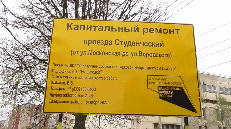 Объявление о капитальном ремонте