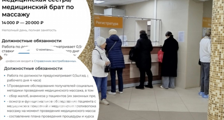 Объявление требуется массажист