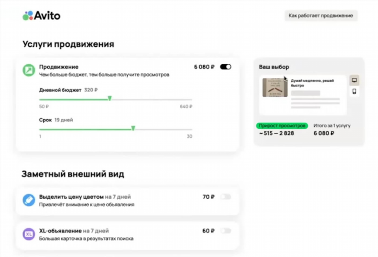 Правила объявлений на авито